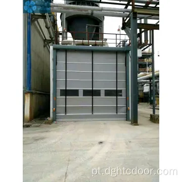 PVC de alta velocidade empilhamento dobrável porta de armazém